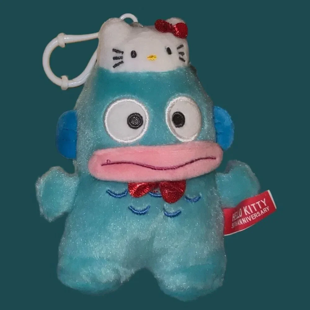 HuangShi Hello Kitty 50Th Anniversary Limited Hangyoden BackPack Keychain P33 - Picture 4 of 4